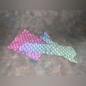 Source Unknown Kids Mermaid Scale Tights- Pink, Blue, Green